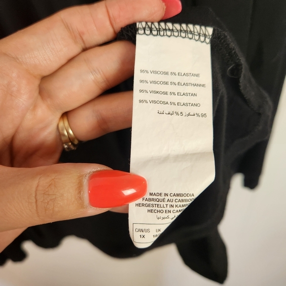 Penningtons Black Long Sleeve Shrug Open Jersey Cardigan Top Stretchy  Cover-Up - Picture 5 of 5